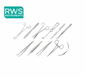 RWS INSTRUMENTS Set de Entrenamiento de Sutura para Amputación, Instrumentos Quirúrgicos con Certificación CE Clase II ISO13485 - Product Image 1