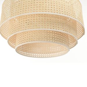 Rattan Pendant <b>Lights</b> Natural Woven Patterns Modern Design Large Size <b>Indoor</b> Use Soft <b>Light</b> Diffusion Enhance Interior - Product Image 3