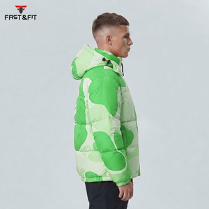 2026 <b>Cheap</b> Price Lightweight Canvas Stand Collar Waterproof Reversible <b>Puffer</b> <b>Jacket</b> Front Customizable Winter Hoodie for Sale - Product Image 6