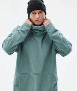 Sweat à capuche polaire premium pour homme, col montant, épais, coupe oversize, avec masque intégré, coupe-vent, pour activités sportives en extérieur - Product Image 6