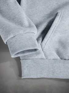 เสื้อฮู้ดแบบซิปมีเชือกผูก ทรงสตรีทแวร์สำหรับฤดูหนาว ลายพิมพ์ลำลอง สวมใส่ได้ทุกวัน เหมาะสำหรับการเดินทาง  สีพื้นเรียบง่าย  พร้อมกางเกงขายาวทรงสเวตแพนท์แบบซิปเต็มตัว - Product Image 5