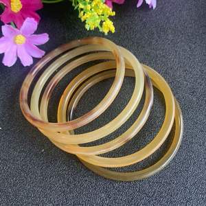 กำไลข้อมือลายเขาควายแบบไม่ซ้ำใคร ดีไซน์อาร์ตเดโคทองแดง งานฝีมือช่างฝีมือ พร้อมโลโก้สำหรับวันเกิด - Product Image 5