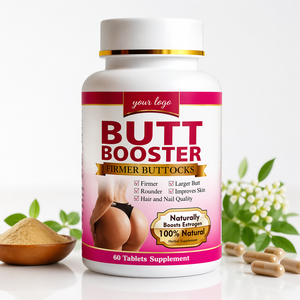 Pilules pour les fesses pour adultes, booster de beauté, 100% herbes naturelles, fesses plus rondes et fermes, hanches plus larges, amélioration de la qualité de la peau, des cheveux et des ongles, 1 à 2 fois - Product Image 1