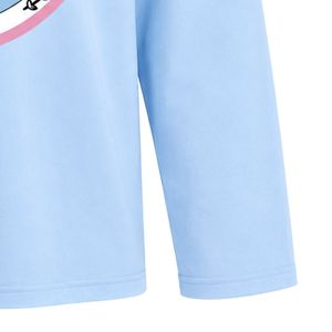 เสื้อสเวตเชิ้ตคอกลมปักลายตราสัญลักษณ์แจ็คแอนด์จิล สีฟ้าอ่อน แขนยาว ผ้าฟลีซ พร้อมขอบคอและปลายแขนแบบริบ - Product Image 6