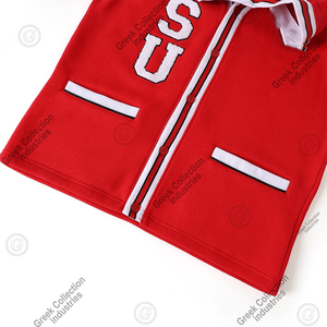 เสื้อคาร์ดิแกนผู้หญิง คอลเลคชั่นกรีก IND Custom Logo ISU University คอวี ผ้าฝ้าย 100% แขนยาว สไตล์ Preppy ติดกระดุมเต็มตัว - Product Image 3
