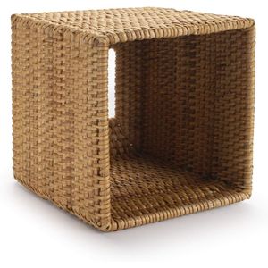 Boîte à mouchoirs en rotin naturel tressé, porte-serviettes carré, 5,5x5,5x5,9 pouces - Product Image 3