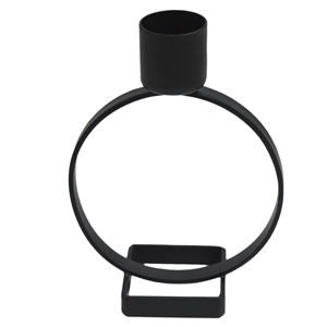 Porte-bougie en métal fin avec finition décorative peinte, support simple pour bougie, idéal pour la maison, la villa, les dîners et les mariages - Product Image 3