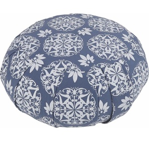 Coussin de méditation plissé rond Zafu en gros pour la pratique du yoga et de la méditation – Coussin de sol confortable pour la relaxation - Product Image 2
