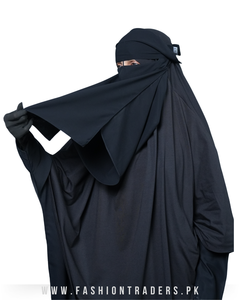 Hijab Niqab Modeste en Chiffon Doux, Léger et Respirant de Haute Qualité, avec Fonction de Repas, Fait Main, Sans Manches, Traditionnel pour l'Été - Product Image 6