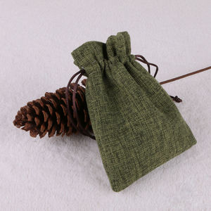 Bolsa Ecológica de Yute Natural para Empacar Granos de Café con Cierre de Cordón para Almacenamiento de Café a Granel - Product Image 4