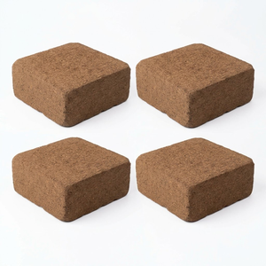 Substrat de coco naturel 5kg, triple lavage, bloc compressé à haute rétention d'eau pour plantes d'intérieur, culture extérieure et hydroponie - Product Image 3