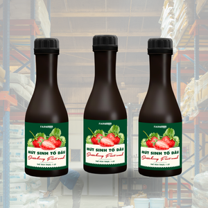 Mermelada de Fresa Natural Triturada, Base Premium para Bebidas, para Té con Leche, Smoothies, Restaurantes, Fabricantes, 1 Litro - Product Image 2