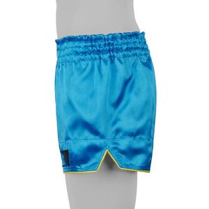 บริการ OEM ขายส่ง กางเกงมวยไทยแบบกำหนดเองได้สำหรับทุกเพศ สินค้ามาใหม่ รับผลิตแบรนด์ส่วนตัว โลโก้ด้านหน้า ชุดศิลปะการต่อสู้ ชุดมวย 100% - Product Image 5