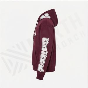 Sweat-shirt à capuche décontracté pour homme, chaud et tendance, avec impression en relief, col personnalisable, couleur personnalisable, best-seller ODM - Product Image 3