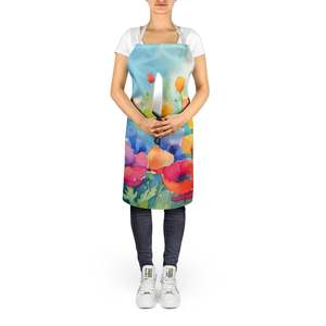 Unisex Large Multicolor Watercolor Anemones <b>Apron</b> <b>for</b> Adults <b>for</b> <b>Cooking</b> Baking Gardening Crafts-Kitchen Server - Product Image 5