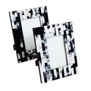 Cadre photo en résine fait main |   Cadre photo décoratif en époxy de qualité supérieure pour les cadeaux de mariage, d'anniversaire et de naissance - Product Image 3