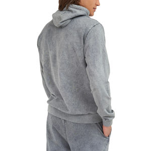 Custom Logo Winter <b>Men</b> Hooded Tracksuit Acid Wash Sweat Suit Hot Sale Latest - Product Image 3