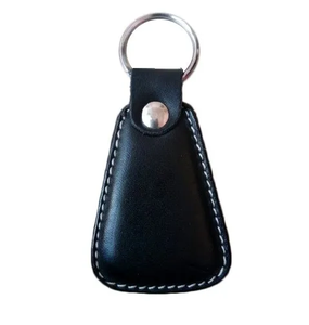 Llavero de Cuero Negro Promocional, Regalos de Cumpleaños Personalizados, Llavero de Cuero Rosa/Verde/Rojo, Accesorios para Llaveros - Product Image 3