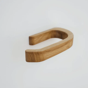 Wood Toilet Paper Roll Holder Minimalist H Shape Wooden <b>Cabinet</b> Door Hook <b>Towel</b> Holder Rack <b>Storage</b> - Product Image 2