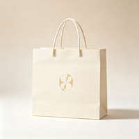 Sacs de shopping en papier kraft de luxe avec logo personnalisé, résistants, écologiques et recyclables |   Sacs cadeaux et sacs pour artisanat en gros