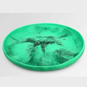 Bandeja de Resina Hecha a Mano de Primera Calidad, Forma Rectangular, Patrón Personalizado, Accesorio Artístico para Servir, para Decoración de Hogar de Lujo - Product Image 5