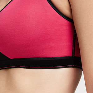 Breathable Four-Way <b>Stretch</b> Lightweight Medium Support Fitness Outdoor Padded <b>Bras</b> Double Strap Yoga Gym Sports <b>Bra</b> for Women - Product Image 6