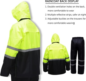 Combinaison de pluie imperméable robuste, vêtements d'expédition haut de gamme pour l'extérieur, fabrication en usine - Product Image 2
