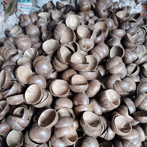 ชามเปลือกมะพร้าวธรรมชาติสีน้ำเงินขายดีที่สุด เป็นมิตรกับสิ่งแวดล้อม ขัดเงาอย่างดี ใช้สำหรับแคมป์ปิ้ง น้ำหนักเบา ทนทาน ปลอดสารพิษ - Product Image 3