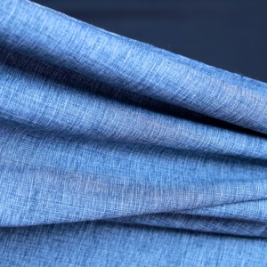 Premium 100% Organic Handloom Woven Khadi Cotton <b>Fabric</b> Blue Solid Color Breathable 150GSM <b>Medium</b> Weight Quick Dry Eco-Friendly - Product Image 1