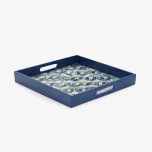 ถาดเสิร์ฟเปลือกหอยมุกเคลือบแลคเกอร์ สีตามสั่ง เป็นมิตรกับสิ่งแวดล้อมและกันน้ำ สไตล์ดั้งเดิมเวียดนาม - Product Image 1