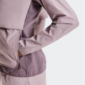 Ensemble de sport deux pièces : veste zippée à manches longues avec poche et short au-dessus du genou, style sportif respirant en maille - Product Image 4