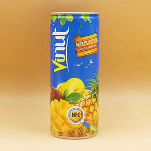 250ml VINUT Mezcla de jugo enlatado Bebida Jugo de fruta natural Alta calidad Aumenta la inmunidad Fabricación - Product Image 1