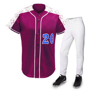 Proveedor de Uniformes de Béisbol Unisex de Calidad de Lujo, Impresión de Logotipo de Equipo Personalizado, Producción de Marca Privada - Product Image 4