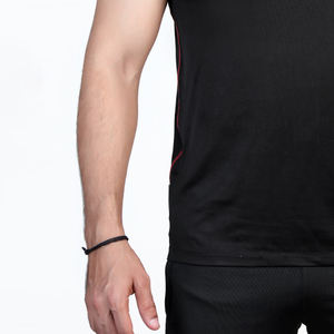 Camiseta Deportiva con Cuello en V para Hombre, con Logotipo Personalizado, Ecológica, Antitranspirante, Transpirable, Ropa Deportiva, Servicio OEM al por Mayor - Product Image 6