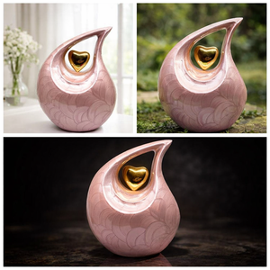 Esta urna de aluminio hecha a mano de primera calidad está diseñada para honrar y preservar recuerdos preciosos con dignidad y elegancia. - Product Image 3