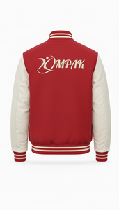 Ropa al por Mayor con Mangas de Cuero Estilo Americano Auténtico, Estampado por Sublimación, a la Moda para Escuelas Secundarias - Product Image 3