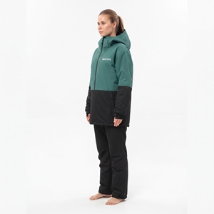 Chaqueta de Esquí Impermeable para Mujer Hawk Eye, con Capucha, Diseño de Bloques de Color, Aislamiento Sintético, para Invierno y Actividades al Aire Libre en la Nieve - Product Image 6