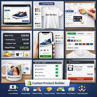 Aplicación Shopify de Diseño Personalizado Profesional, Herramientas de Diseño Avanzadas, Vista Previa en Tiempo Real, Soporte Multi-idioma, Linux, MAC, Internet
