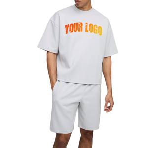 Conjunto Deportivo de Dos Piezas para Hombre 2026, Logotipo Personalizado, Corte Regular, Material 100% Algodón, Ropa Casual Transpirable - Product Image 6