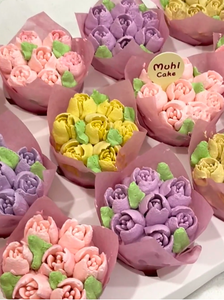 Youyang Tulip vàng in cupcake lót mỡ bằng chứng Lò an toàn <span class=keywords><strong>Muffin</strong></span> ly lễ hội dịp bánh công cụ nướng - Product Image 5