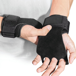 Agarraderas de Piel de Vacuno Ajustables para Levantamiento de Pesas, Diseño Nuevo y Moderno, Marca Privada Personalizada, Resistentes - Product Image 6