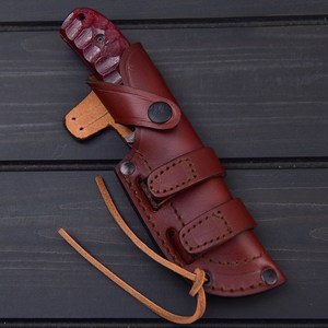 Couteau de chasse artisanal à lame fixe, revêtement noir, couteau de survie, couteau à dépecer, couteau de camping extérieur, vente en gros aux fabricants aux États-Unis - Product Image 6