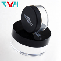 Pot cosmétique transparent en PET de 60 ml, écologique, recyclable, à paroi simple, avec bouchon à vis noir brillant, pour nettoyant visage, certifié ISO