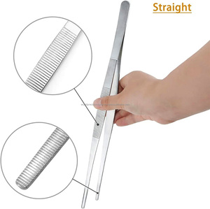 Surgical Dressing Forceps Set Stainless Steel Class I Manual ISO13485 Tissue <b>Clamp</b> Medical Instrument for Hospital Clinic Use - Product Image 5
