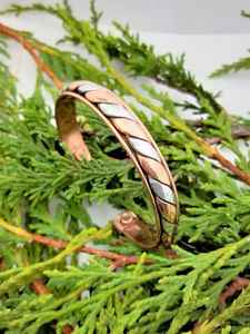 กำไลทองแดงแท้ 100% สำหรับผู้หญิงและผู้ชาย - บรรเทาอาการปวดข้ออักเสบ ของขวัญเพื่อสุขภาพข้อต่อและผิวหนัง อินเดีย - Product Image 2