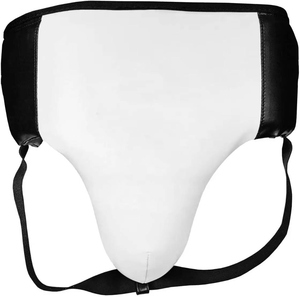 Strong Protective Leather Multi Groin Guard for MMA Boxing Comfortable <b>Elastic</b> Waistband Built-In Protection Customized RL-GG-86 - Product Image 1