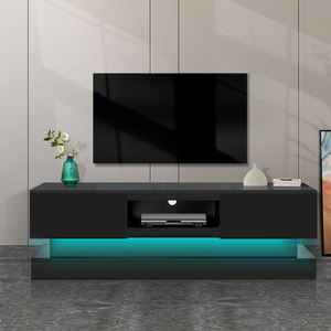 โต๊ะวางทีวีไม้พร้อมไฟ LED ลดราคาพิเศษ - Product Image 2