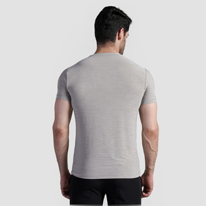 Custom Men's Front Logo O-Neck <b>Short</b> Sleeve T-Shirt 100% Cotton Regular Fit Breathable Quick Dry Plain Design Customizable - Product Image 1