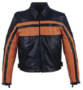 CHAQUETA DE CUERO PARA HOMBRE, ABRIGO MOTO A LA MOTO, ESTILO MOTORISTA, CHAQUETAS PARA MOTO, PRENDAS AL POR MAYOR, 2017 - Product Image 1