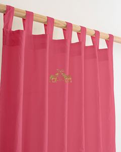 Juego de cortinas de algodón elegantes de alta calidad, lisas y de color sólido, para decoración del hogar y hoteles, cortinas para ventanas y puertas. - Product Image 4